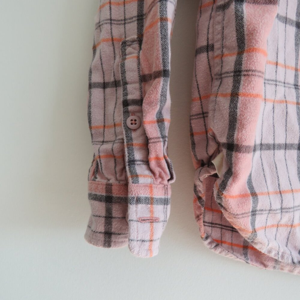 REI COOP Wallace Lake Flannel Shirt in Light Pink Plaid Gorpcore Outdoor Fall XS - Picture 7 of 14